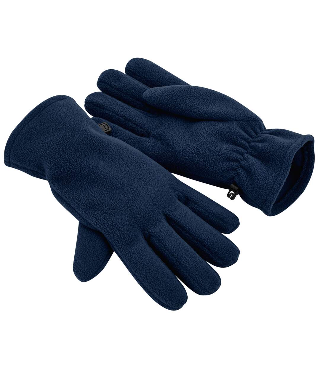 Recycled fleece gloves french navy Beechfield-1