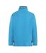 Womens/ladies Soft Touch Quarter Zip Sweatshirt Turquoise Lazy Jacks-2