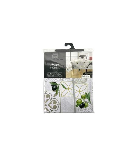 Nappe Toile Cirée Andalousie 140x240cm Vert