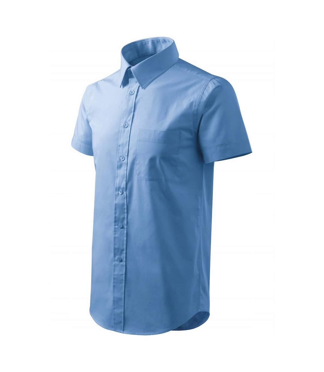 Chemise Motif/style Uni Chic Homme Bleu Malfini-3