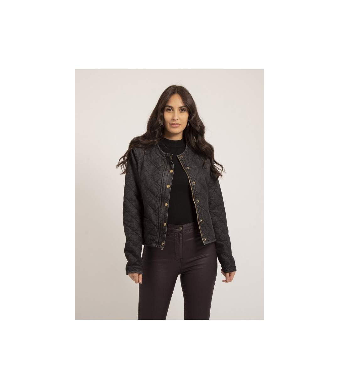 Veste en jean matelassée UMANI - Dona X Lisa-1