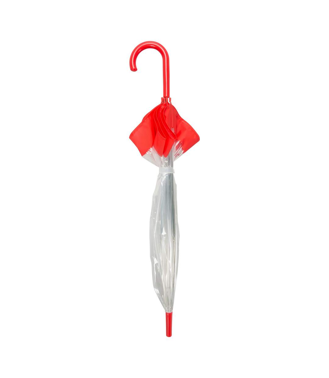 Parapluie droit taille unique transparent / rouge Mountain Warehouse-1