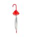 Dome stick umbrella one size clear/red Mountain Warehouse