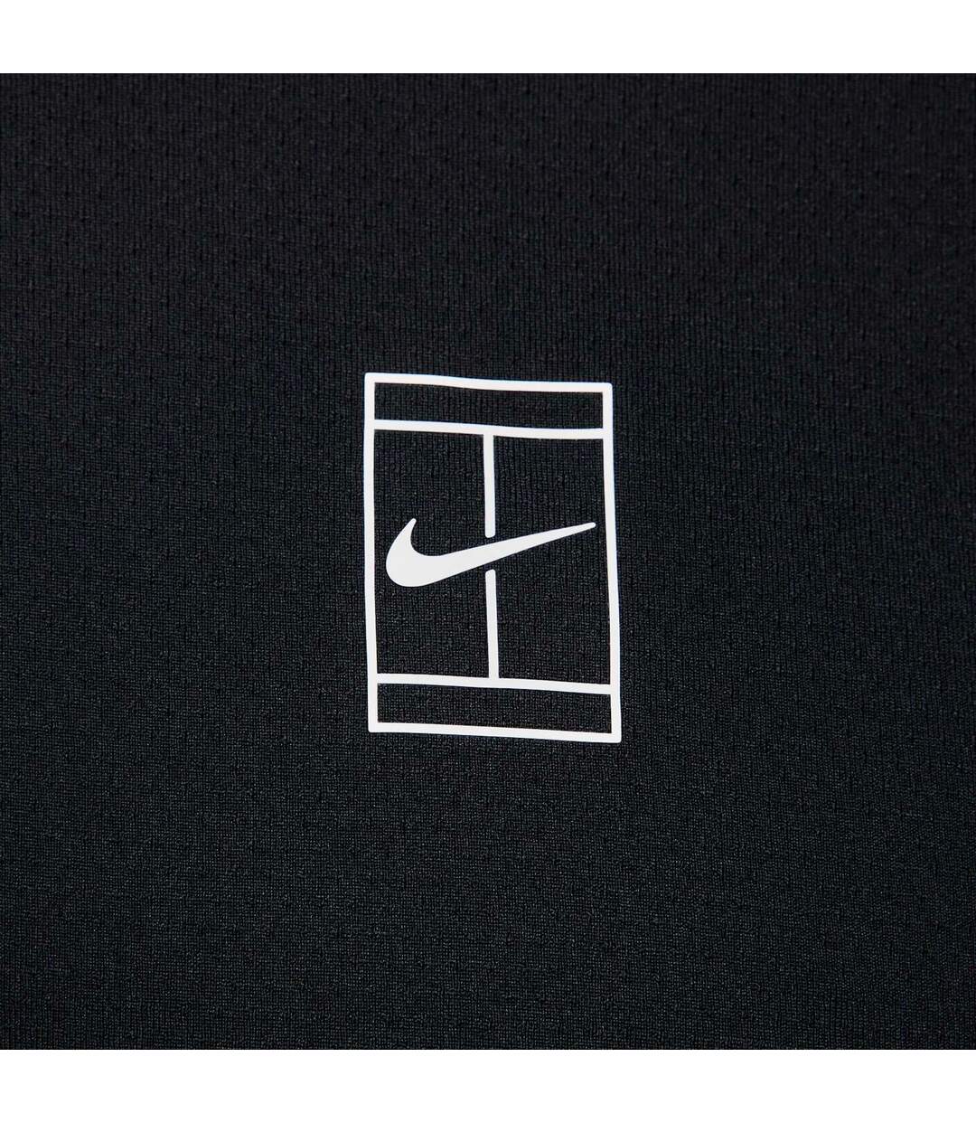 Polo Tennis Advanced Homme Noir Blanc Nike-3
