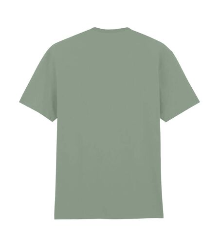 T-shirt Léger Et Uni En Coton Homme Vert De Gris Clair Gildan