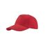 Atlantis Liberty Five Buckle Heavy Brush Cotton 5 Panel Cap (Red) - UTAB191