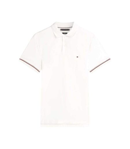 Polo Manches Courtes Liquidtip Homme Écru Tommy Hilfiger