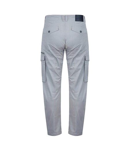 Pantalon À Poches Homme Gris Chiné Firetrap
