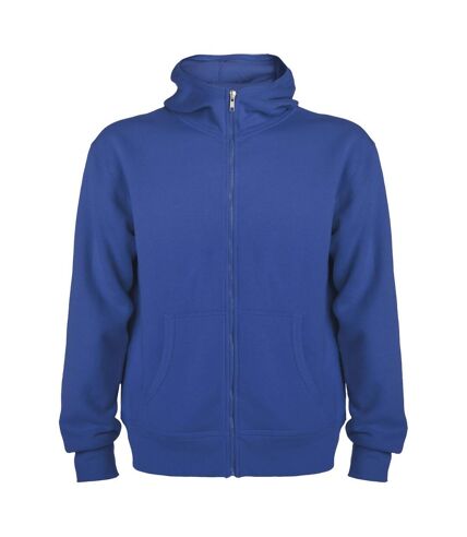 Roly Unisex Adult Montblanc Full Zip Hoodie (Royal Blue)