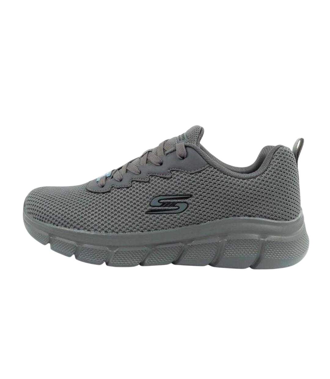 Baskets Bobs B Flex Chill Edge Homme Gris Foncé Skechers-3