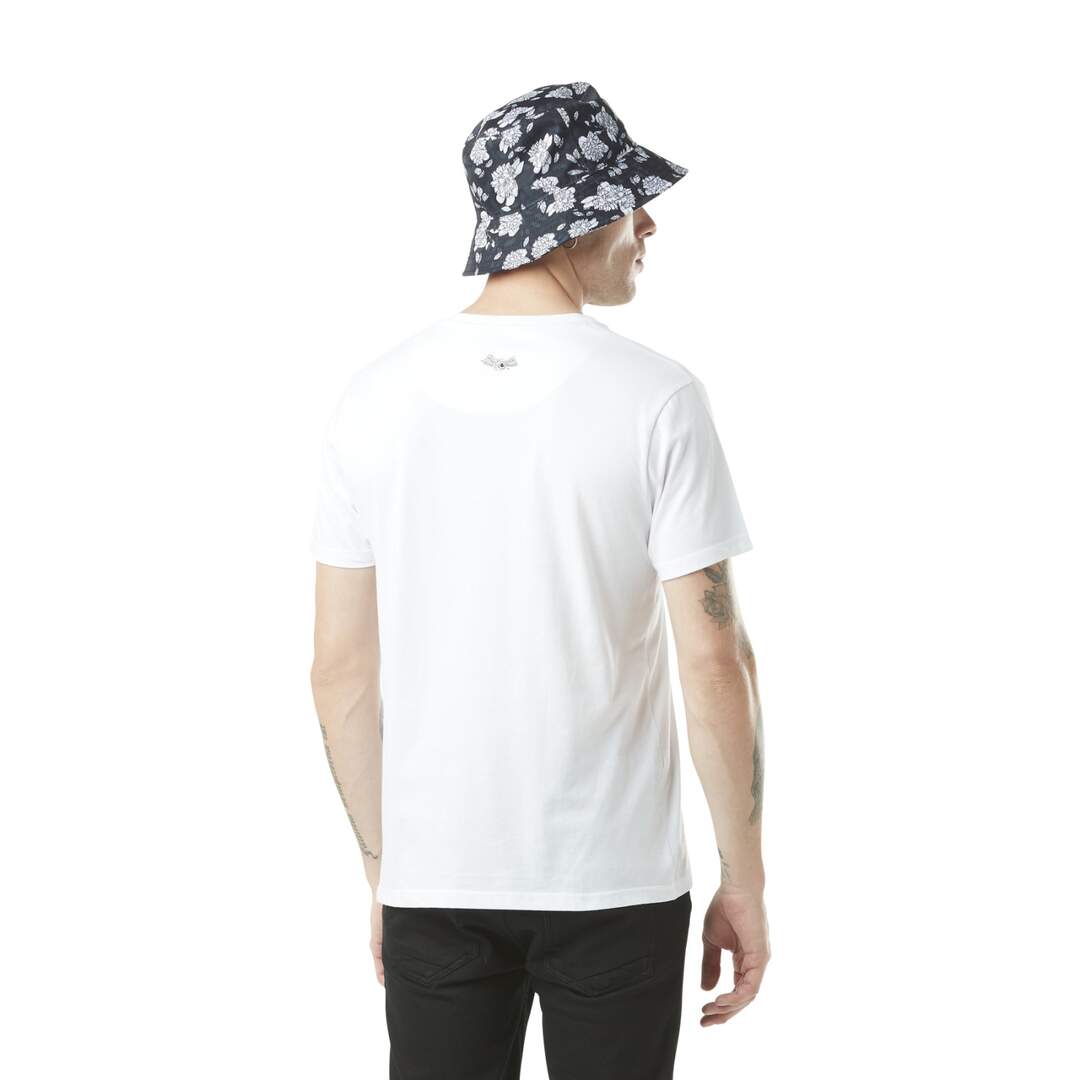 T-shirt homme col rond avec print en coton Palm Vondutch-2