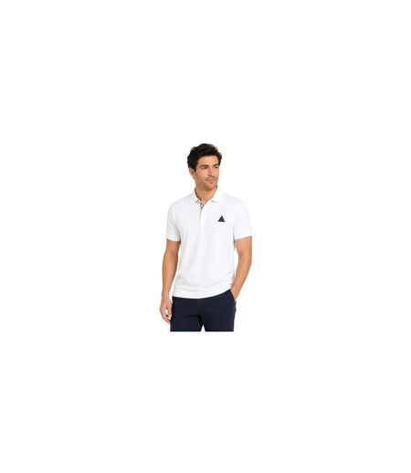 Polo Motif/style Logo Homme Blanc Aquascutum
