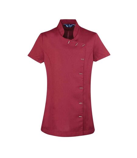 Womens/ladies *orchid* Tunic / Health Beauty & Spa / Workwear Burgundy Premier