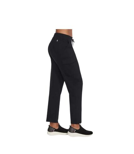 Womens/ladies cargo trousers black Skechers