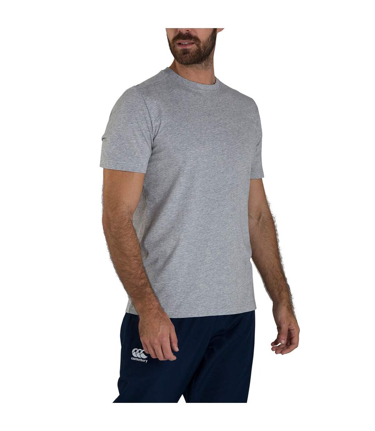 Canterbury Unisex Adult Club Plain T-Shirt (Grey Marl) - UTPC4372
