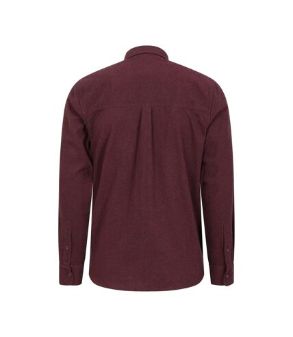 Mountain Warehouse Mens Bamford Melange Shirt (Burgundy) - UTMW947