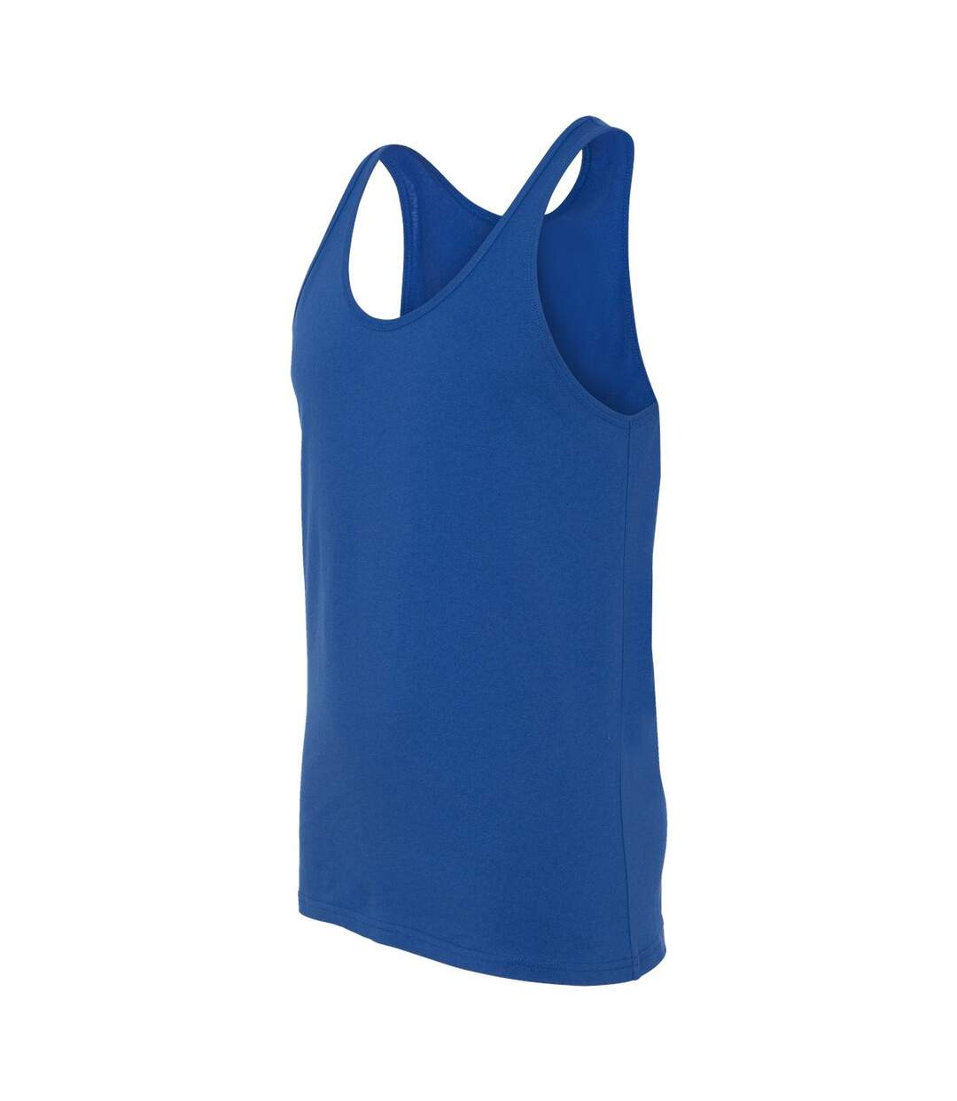 Unisex adult jersey tank top true royal Bella + Canvas