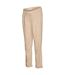 Womens/ladies Straight Maternity Trousers Irish Cream Mamalicious-2