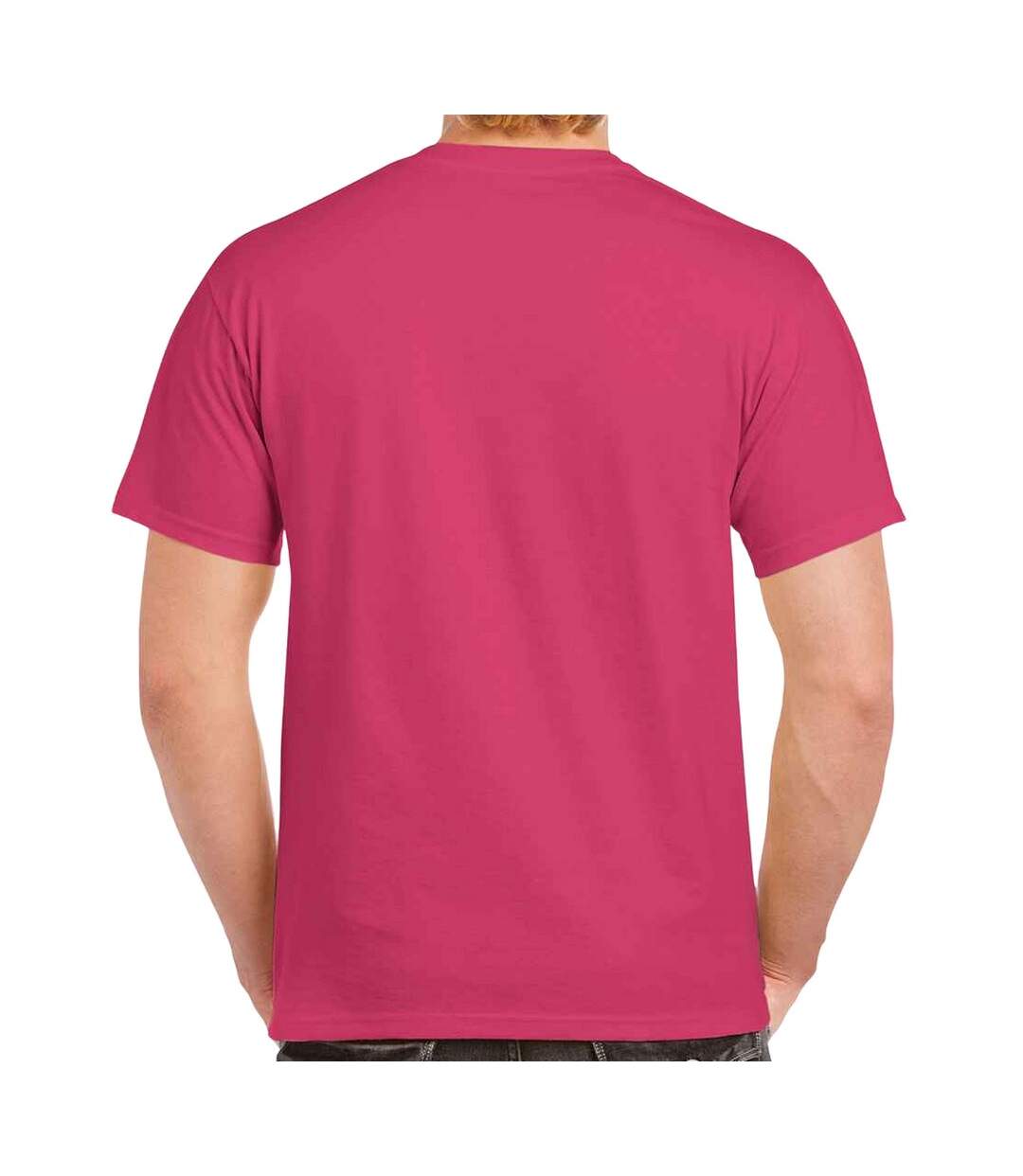 T-shirt manches courtes homme rose Gildan