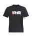 T-Shirt noir/rouge homme calvin klein jeans lv04rd814g-2