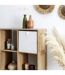 Boîte de Rangement Pliable Bouclette 30x30cm Beige-3