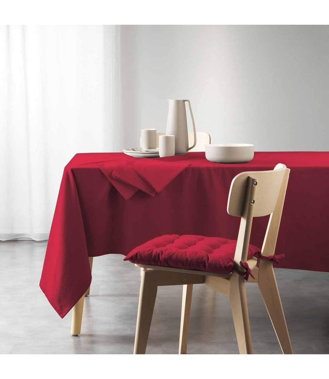 Nappe Rectangulaire Mistral 140x240cm Bordeaux-1