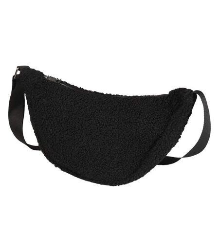 Bear Sherpa Recycled 3l Crossbody Bag One Size Solid Black Floso