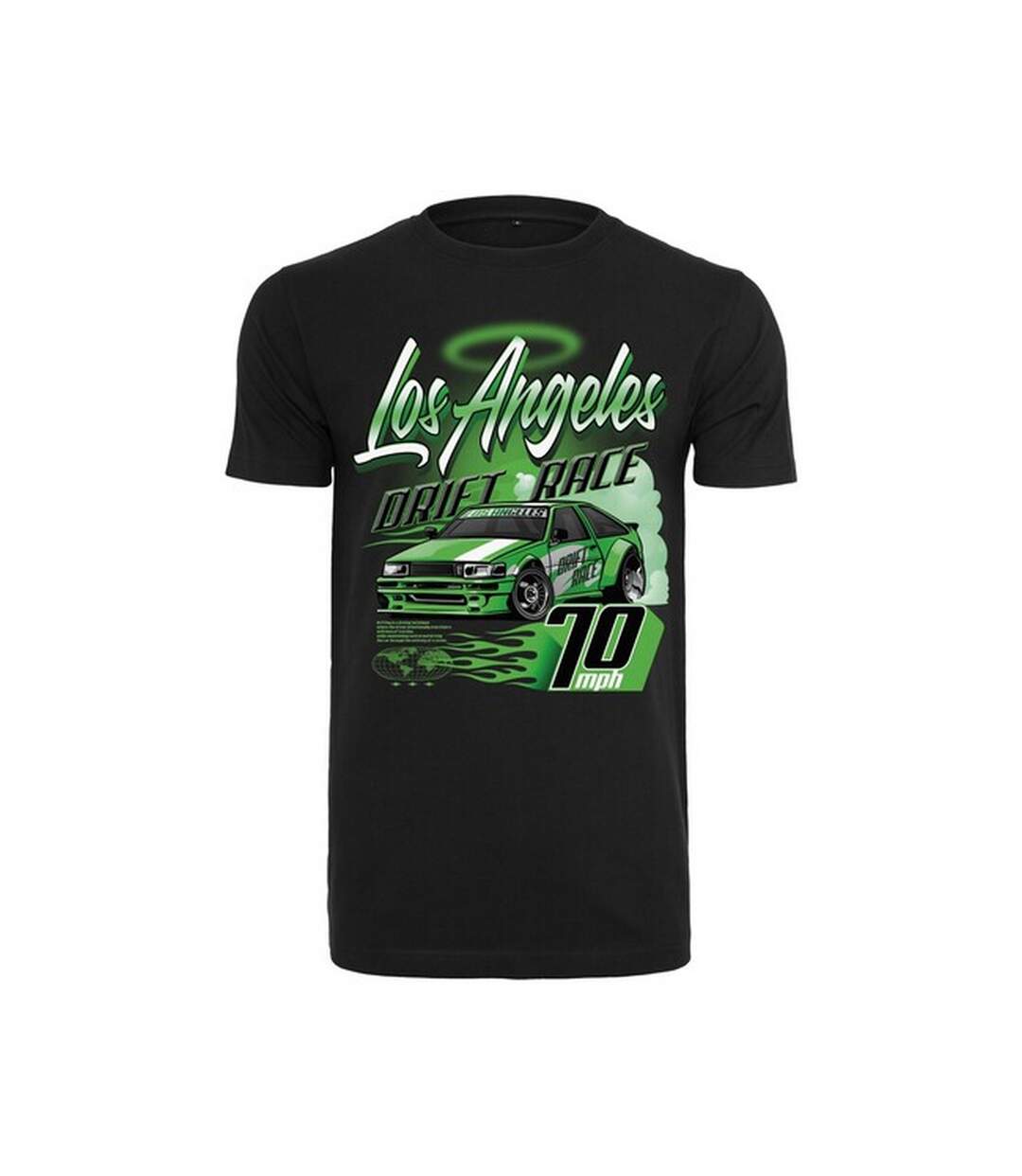 T-shirt Los Angeles Drift Race Homme Noir Mister Tee-1