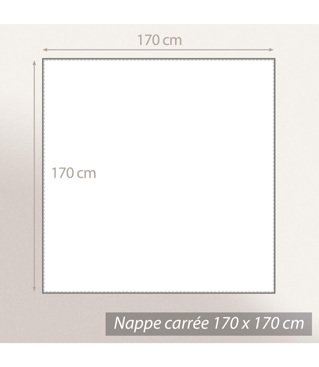 Nappe coton enduite CHILI Carré-5