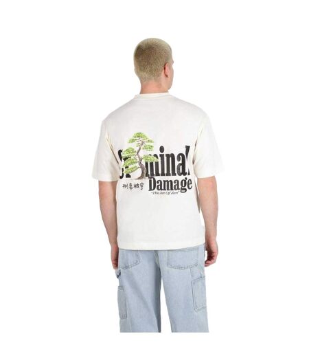 Mens Kenshin Oversized T-shirt Off White Criminal Damage