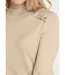Pull fin col montant jersey uni avec laine mérinos-4