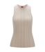 Womens/ladies Sharimana Sleeveless Top Beige Hugo-1
