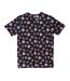 Unisex Adult Friends All-over Print T-shirt Black Labyrinth-1