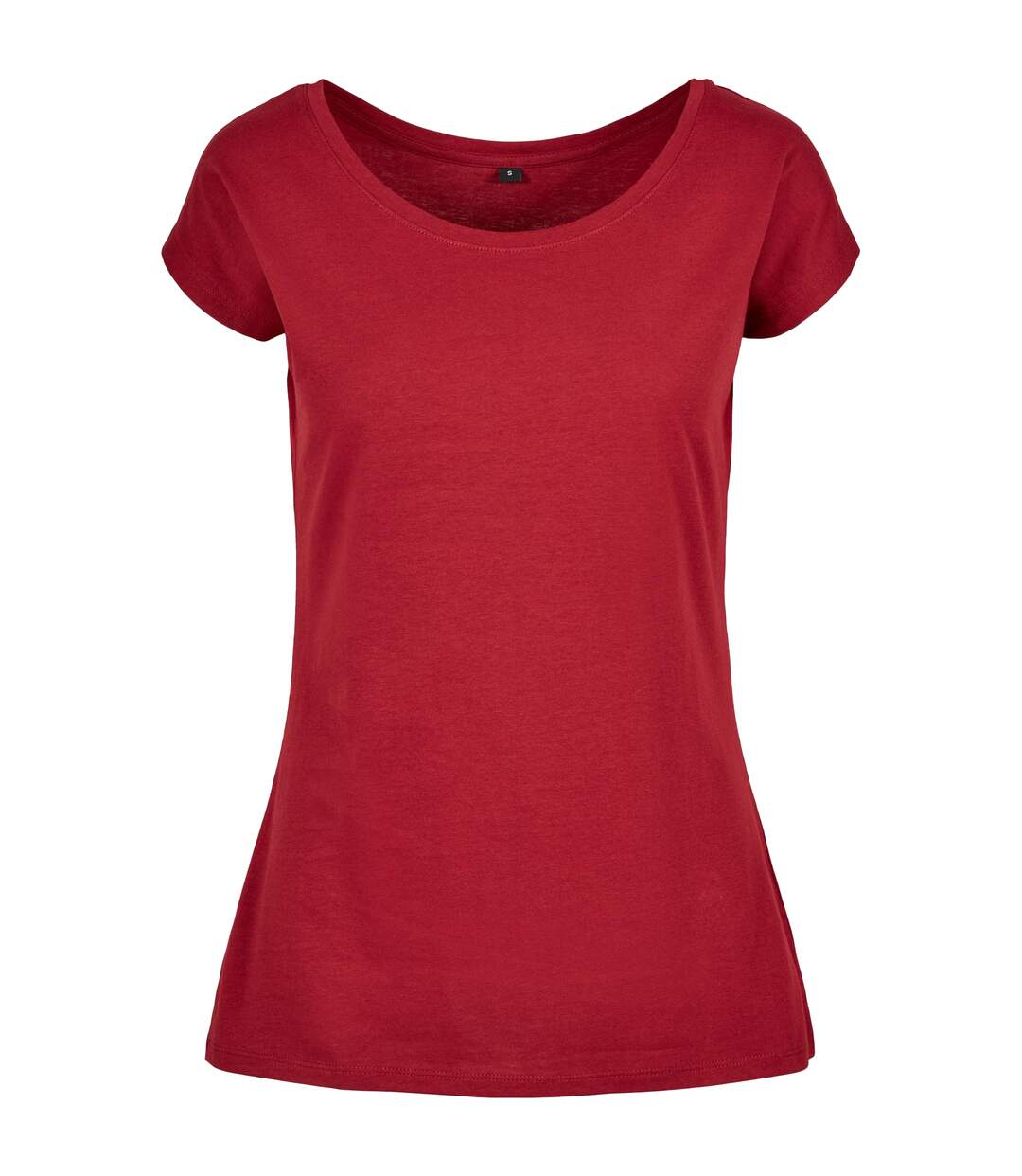 T-shirt Femme Bordeaux Build Your Brand-1