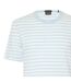 Polo Manches Courtes Motif/style Détail Contrasté Homme Bleu Pastel Boss-3