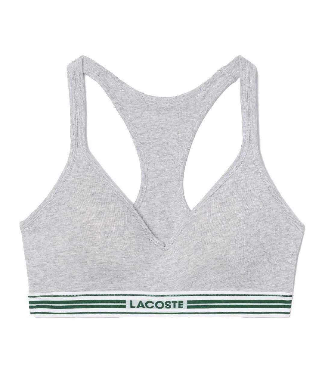 Brassière gris femme lacoste world-1