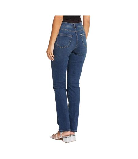 Jean bleu femme morgan droit