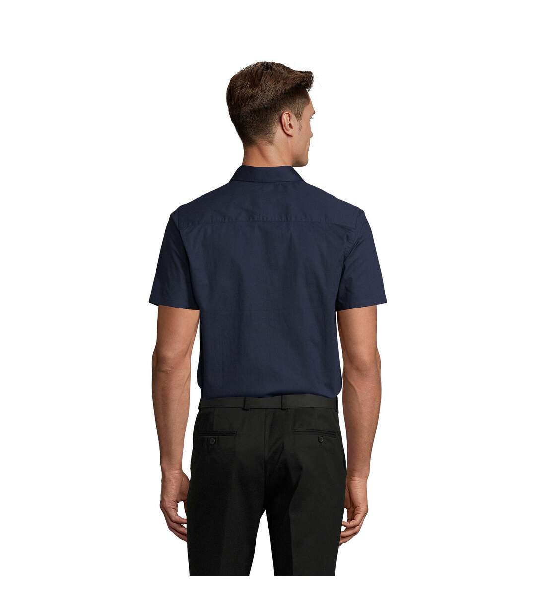 Chemise Broadway Homme Bleu Foncé SOLS-2