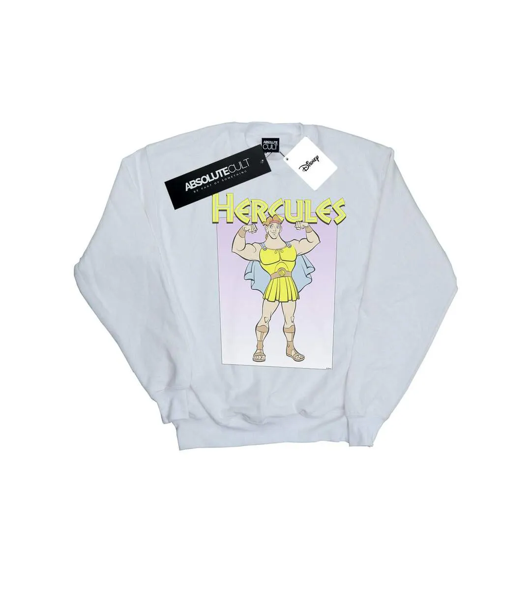 Disney - Sweat HERCULES MUSCLES - Femme (Blanc) - UTBI13423-1