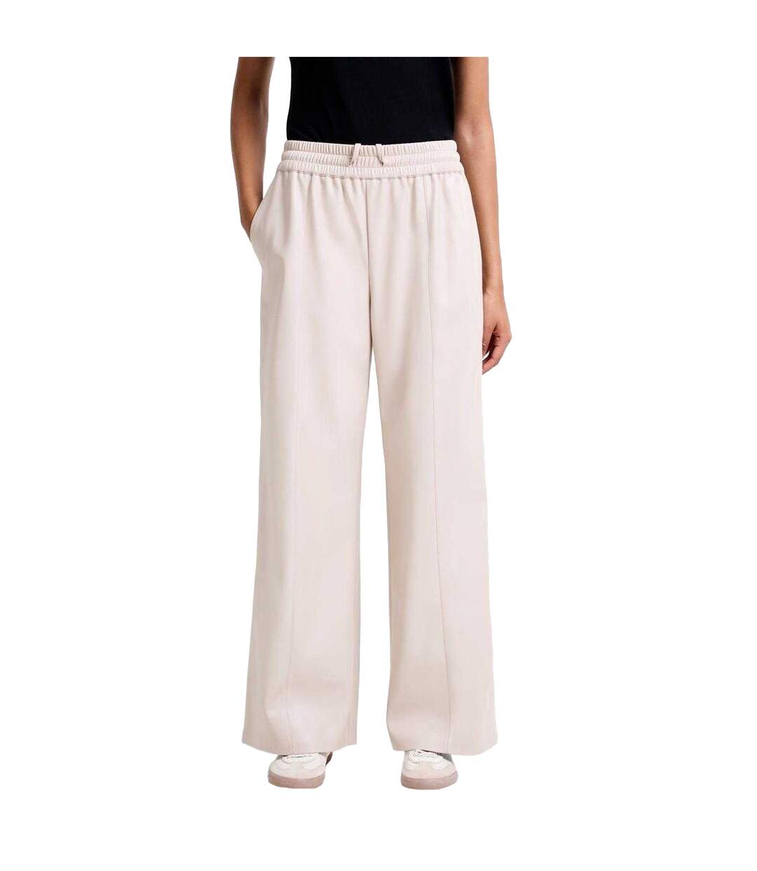 Pantalon Palazzo Tasha Femme Crème French Connection-4