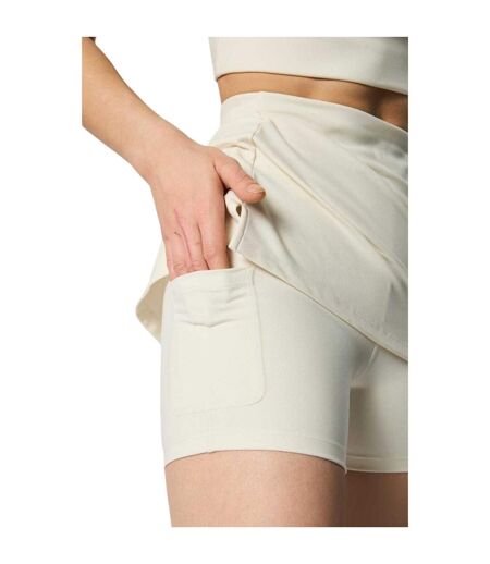 Womens/ladies Plain Skort Ivory Girlfriend Collective