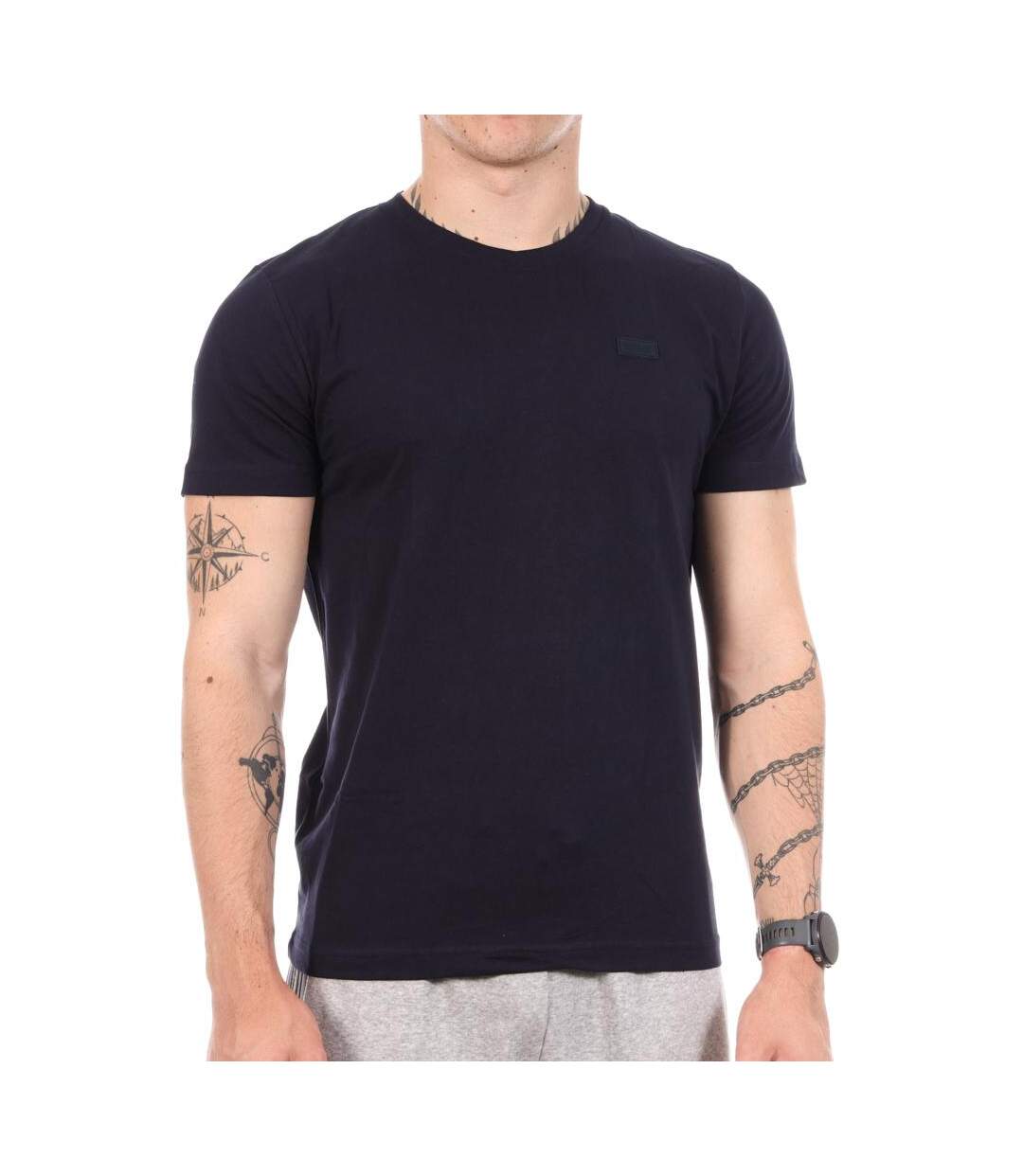 T-shirt marine homme tbs piere-1