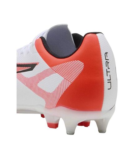Mens Ultra Play Cleated Soft Ground Football Boots  White Puma