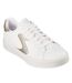 Womens/ladies Eden Lx Beaming Glory Trainers White Gold Skechers-1