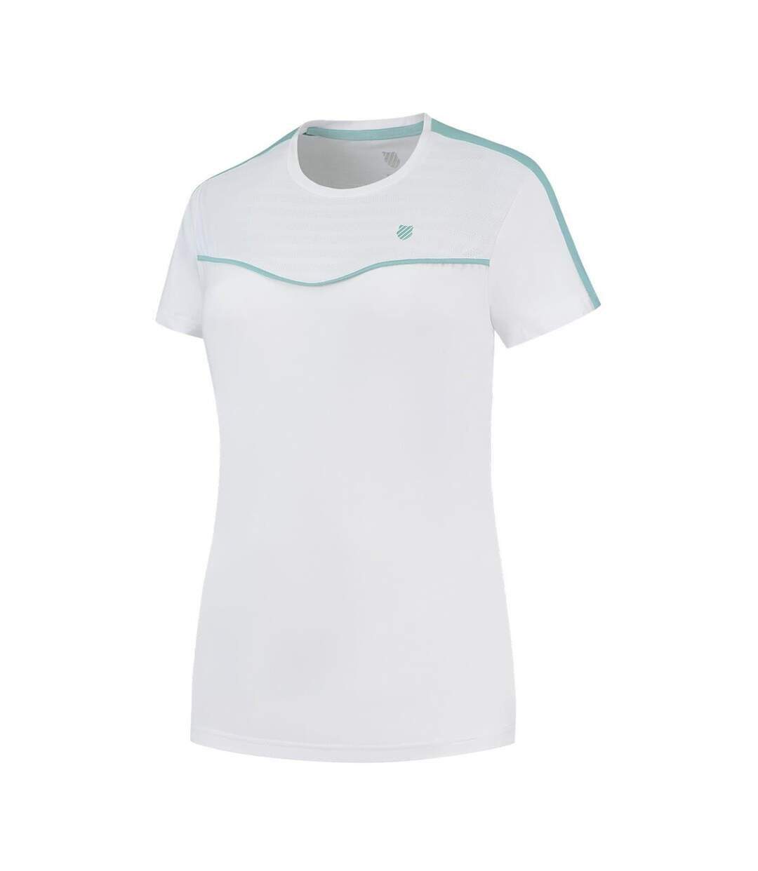 Womens/ladies Hypercourt Crew Neck T-shirt White K-Swiss-1