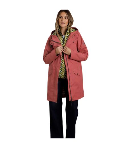 Womens/ladies delara shower resistant jacket desert rose Weird Fish