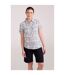 Womens/ladies cotton holiday shirt light khaki Mountain Warehouse-1