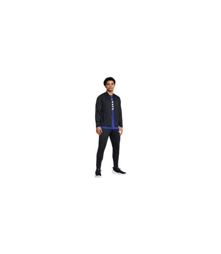 Mens Curry Moisture Wicking Raglan Travel Jacket Triple Black Under Armour