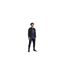 Mens Curry Moisture Wicking Raglan Travel Jacket Triple Black Under Armour-1