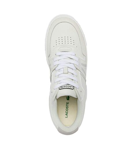 Unisex adult l001 leather trainers white Lacoste